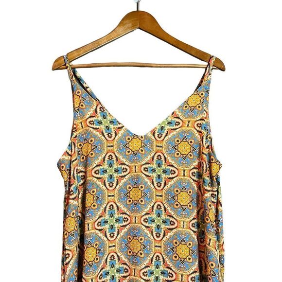 Bebop patterned tank mini dress. Size xl - Picture 2 of 8